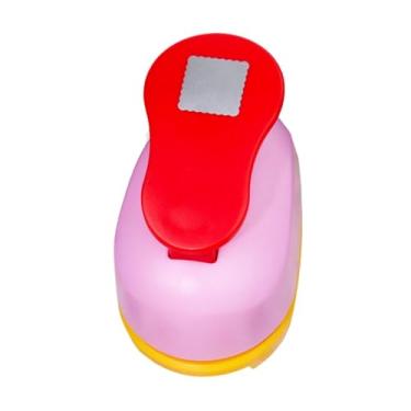 Imagem de UGPLM Carimbos para papel, furador de papel escolar, furador de papel para artesanato, projetos de cartões, cartões de felicitação, Forma Quadrada