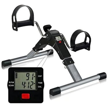 Imagem de Bicicleta Pedal Exerciser Mini Bike Ergométrica com Display LCD e Resi