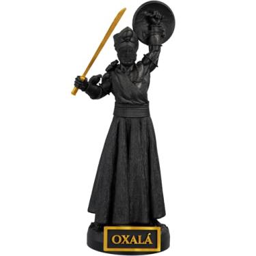 Imagem de Estátua Oxalá Umbanda Candomblé - Orixá Obatalá - Versão 2 (Cor Aurum Noctis)