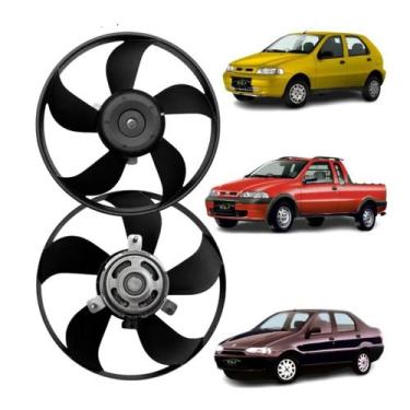 Imagem de Ventoinha Radiador Fiat Palio Siena Strada C/Ar 1996-2007 - VELOXMULTI
