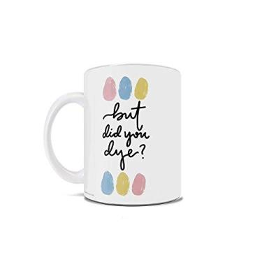 Imagem de Trend Setters Páscoa – But Did You Dye? – Trocadilho de ovo de Páscoa colorido – Uma caneca de café de cerâmica de 325 ml – Perfeita para presentear ou colecionar