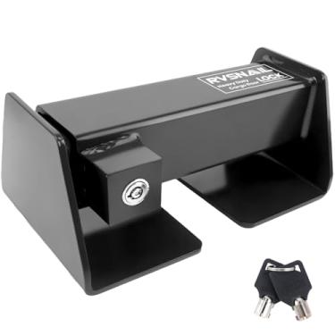 Imagem de RVSNAIL Fechadura de porta de carga de segurança máxima - Fechaduras de contêiner de transporte de construção pesada, fechadura de porta de carga resistente a cortadores de parafuso com revestimento