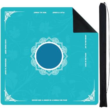 Imagem de StellarOcean Mahjong Mat for Table,Card Game Poker Neoprene Mat with Carrying Bag,Portable American Majong Accessories Gifts for Woman,Noise Reduction Non-Slip