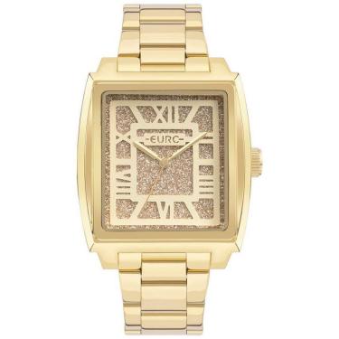 Imagem de Relógio Euro Feminino Dourado Glitter 37mm
