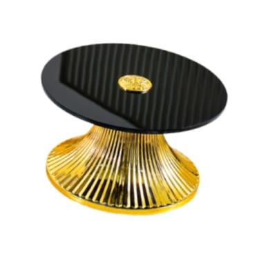 Imagem de Fenteer Suporte para Bolo, Bandeja para Servir Bolo, Expositor de Sobremesas para Mesa de Doces, Ideal para Celebrações em Hotéis e Chás de Bebê, S