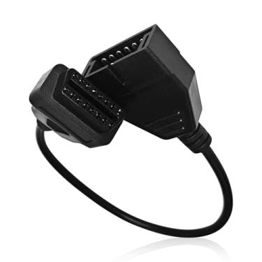 Imagem de HHZL Scanner OBD1, adaptador GM de 12 pinos para OBD1 para OBD2 de 16 pinos, ferramenta de extensão de diagnóstico de digitalização, cabo de substituição de conector, leitor de código de cabo de