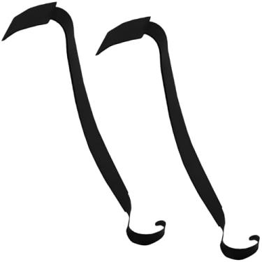 Imagem de LUMINFLY Ferramentas de aparar cerâmica, conjunto de entalhe de aço inoxidável de 2 peças com ferramenta S-Curve, perfeito para detalhes e acabamento suave