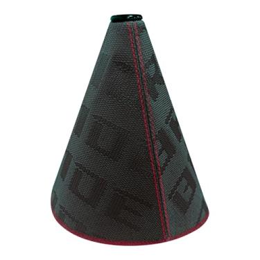 Imagem de HHZL Capa protetora contra poeira do botão de mudança de marcha, protetor de capa de bota de câmbio de câmbio, tecido de lona manual automático manípulo manípulo manga protetor de polaina de