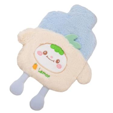 Imagem de Shakven Bolsa de água quente de pelúcia, garrafa de água quente fofa | Saco de água quente Aquecedor de mãos de pelúcia de desenho animado | Bolsa de água quente de inverno, aquecedor de pés