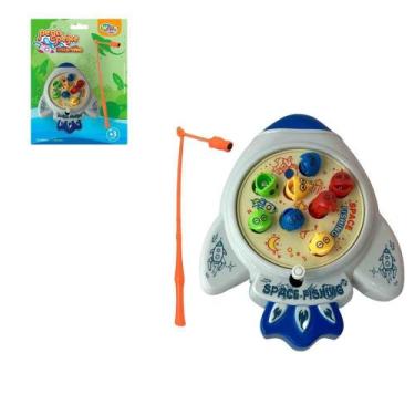 Imagem de Pega Peixe: Jogo Corda Foguetinho 11 Peças Sortido - Wellmix