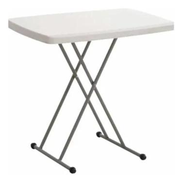 Imagem de Mesa Dobrável Robust Multiuso 80 Cm - Branca - Nautika