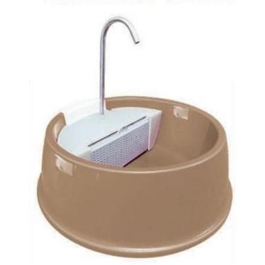 Imagem de Fonte Bebedouro Automática Para Gatos E Cães - Marrom - Furacao Pet