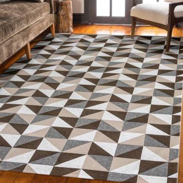 Imagem de Tapete Tecido Jacquard c/Látex 1,35 m x 2,00 m Dallas Caramelo