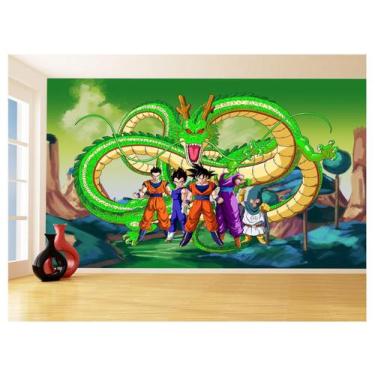 Imagem de Papel De Parede Dragon Ball Goku Vegeta Anime 3,5M Dbz262 - Você Decor