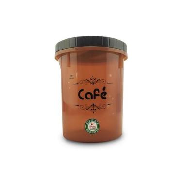 Imagem de Pote Café Cozinha Acoplado Redondo Tampa Rosca E Encaixe 2 - Nitron