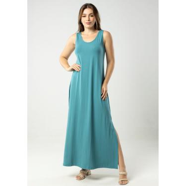 Imagem de Vestido Pau a Pique Básico Azul