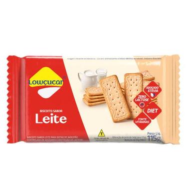 Imagem de Biscoito Leite Lowçucar Zero Açucares E Lactose 115G