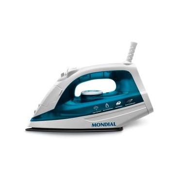 Imagem de Ferro a Vapor Mondial Azul e Branco 1200W F-32