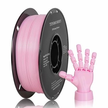 Imagem de TINMORRY Filamento PETG 1,75 mm, filamento de impressora 3D PETG-Eco rápido, compatível com impressora 3D Bambu FDM, carretel de 1 kg, rosa Sakura