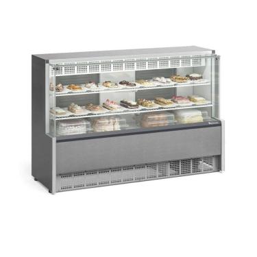 Imagem de Vitrine Refrigerada Dupla Função Gelopar 1,75 m Inox 127V GPEA-175R TI