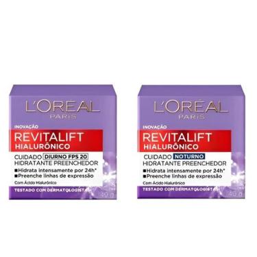 Imagem de L'oréal Kit Revitalift Hialurônico Antirrugas Dia Noite - Loreal