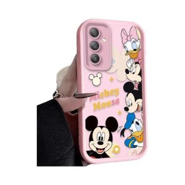 Imagem de Capa De Telefone Disney Mickey Minnie Para Samsung Galaxy A54 A05 A34 