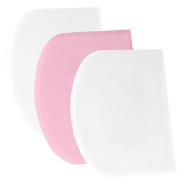 Imagem de SURDOCA Raspador de massa raspador de bancada - Raspador de tigela flexível de plástico 3P 24 x 15,5 cm, raspador de bolo com bordas afiadas e ângulos. Ferramentas de decoração de assadeiras