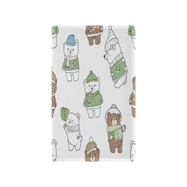 Imagem de Wassud Cute Bears Placa decorativa para tomada de luz para tomadas elétricas em branco