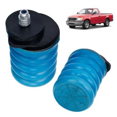 Imagem de SSR-108-40 Para-choque traseiro compatível com Ford F-150 2/4WD (1999-2008) | Molas auxiliares de suspensão traseira | Kit de suspensão de mola de folha traseira, azul (azul)