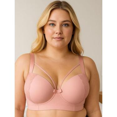 Imagem de Sutiã Plus Size Bojão Tiras Terra e Mar Soutien Reforçado - c9 STRAPPY