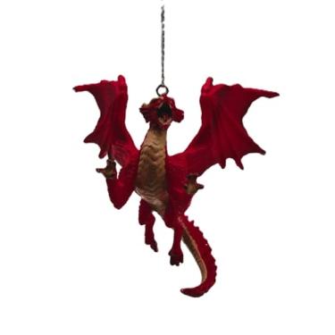 Imagem de Kurt S. Adler Enfeite de Natal de dragão vermelho Dungeons and Dragons DND2211