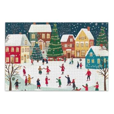 Imagem de Christmas Celebration White Jigsaw Puzzles for Adults, Puzzles for Adults 500, Interlock Ideally, Home Decor for Men Women