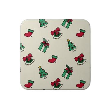 Imagem de Ladrilho Decorativo de Cerâmica Natalino Estampa Padrão 30x30cm