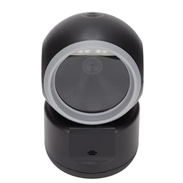 Imagem de Cryfokt Leitor de Código de Barras de Mesa 2D, Leitor Mãos-livres de Digitalização Rápida e Durável para Supermercados, Hotéis, Com Avisos de Luz e Som para, IOS