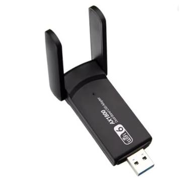 Imagem de UAX11D Adaptador USB WiFi 6 Dual Band 1300Mbps, Bluetooth 5.4, 2.4G/5G, MU-MIMO, Sem Driver, Modelo UAX11D