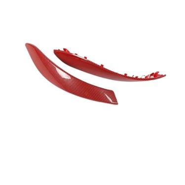 Imagem de Portas internas lidar com exterior puxar guarnição capa acessórios do carro compatível para bmw 3 4 3gt série 2013-2018 f30 316d 318d 320d f31 320i 325d(B1 2PCS)