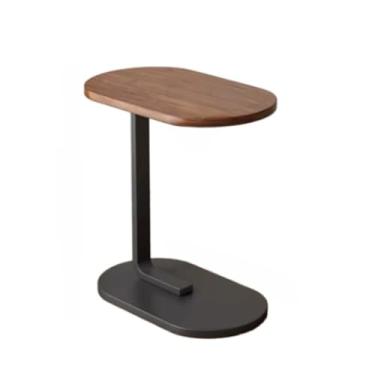 Imagem de Mesa de Apoio Lateral para Sofá Cama Notebook Portatil ，Mesa Lateral para Sofá，Mesa Portatil (Marrom)