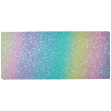 Imagem de Mouse pad Candy Glitter controle de precisão para jogos, mouse pads grandes, 80 x 30 cm, mouse pads para mesa