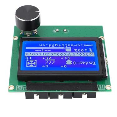Imagem de Luocute Tela LCD de Impressora 3D, Tela Integrada de Metal PC 12864 Com 2 Cabos e Botão, Acessórios de Impressora 3D para CR10 CR10S S4 S5 e Modelo Semelhante