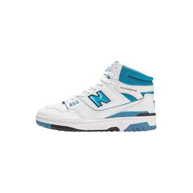 Imagem de New Balance Tênis masculino 574 Core, Branco, azul herança, 39