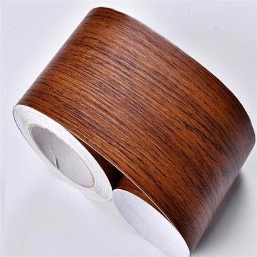 Imagem de GQQGSHOP Faixa autoadesiva de borda de parede de 5 metros à prova d'água, decoração de borda de parede, painéis de parede de PVC, borda de teto, moldura de porta, linha de cintura, decoração de