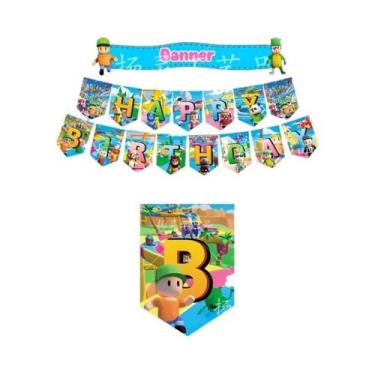 Imagem de Balões De Festa Infantil Stumble Guys, Suprimentos Para Aniversário, B
