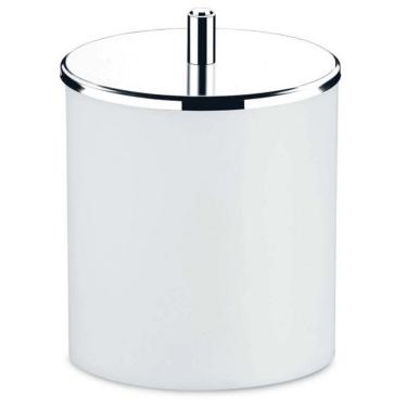 Imagem de Lixeira Com Tampa Inox 3400/202 Branca 5, 4 Litros Brinox Branco