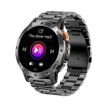 Imagem de Relógio Inteligente Masculino Com GPS, Tela AMOLED HD, Monitor De Freq