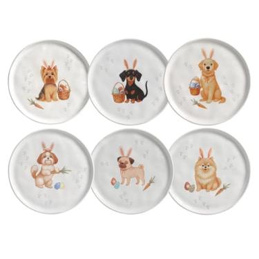 Imagem de Porto Brasil Kit Pratos de Sobremesa Doguinhos Bio