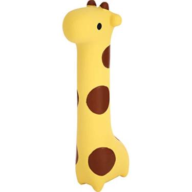 Imagem de Petio Girafa Puppy Carpenterworm Squeaky Toy – Brinquedo de mastigar de látex macio para filhotes, cães pequenos, médios e grandes – Brinquedo interativo e divertido para buscar, brincar, mastigar