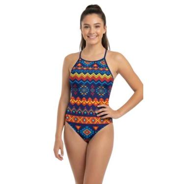 Imagem de Maiô Body Juvenil Adolescente Forrado Biquini Sem Bojo Amarração Costa