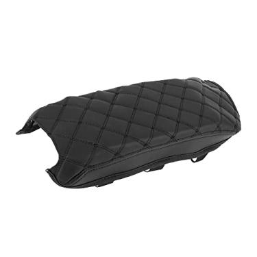 Imagem de Motoforti Capa de apoio de braço para carro, acessório de console central, para Toyota Camry 2012-2017, couro de microfibra, preto