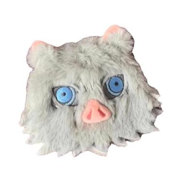 Imagem de Brinquedo De Pelúcia Kawaii Inosuke 10cm Com Chapéu, Boneco De Anime D