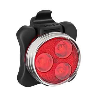 Imagem de Lanterna Traseira Mini LED Recarregável Para Bicicleta, Luz Frontal E 
